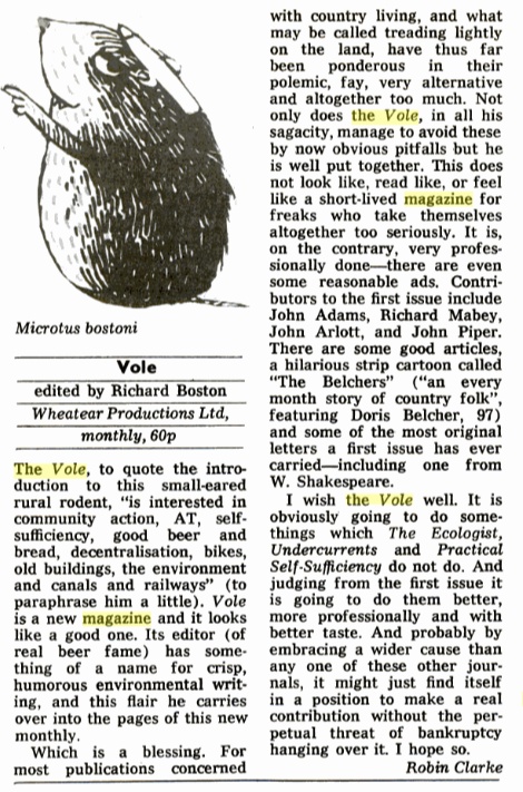 Here's what  @newscientist made of the first issue. "This does not feel like a short-lived magazine for freaks who take themselves altogether too seriously."