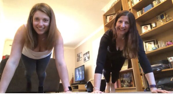 MarieJones14057's tweet photo. #plankwednesday #plankfun #planksdancing #plankfest 
When you get to plank it’s fun. When you get to dance while doing it, it’s great. When you get to do it together with your bestie it is the very best! 
Happy planksday ❤️❤️😘🙌 @MyPeakChallenge @SamHeughan @mrssammorris https://t.co/GcAKrvBGeS