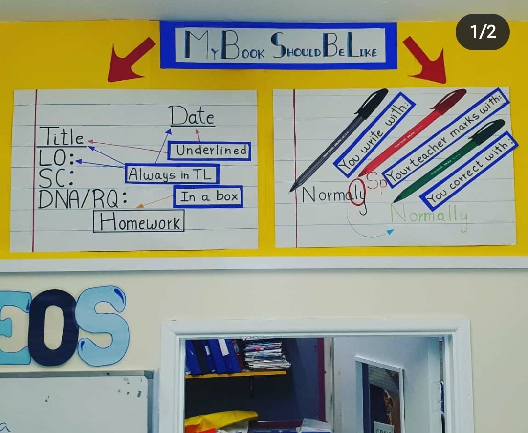 MateosMrs's tweet photo. 6h later ! New display for book 📔🖋📈 presentation ! 

Feeling confortable in room is essential...make a good use of the space you have 🧤

#teacher #teachersfollowteachers #teachersofig #profedeprimaria #mflteacher #motivation #mfltwiterati https://t.co/bluG1NxNLT