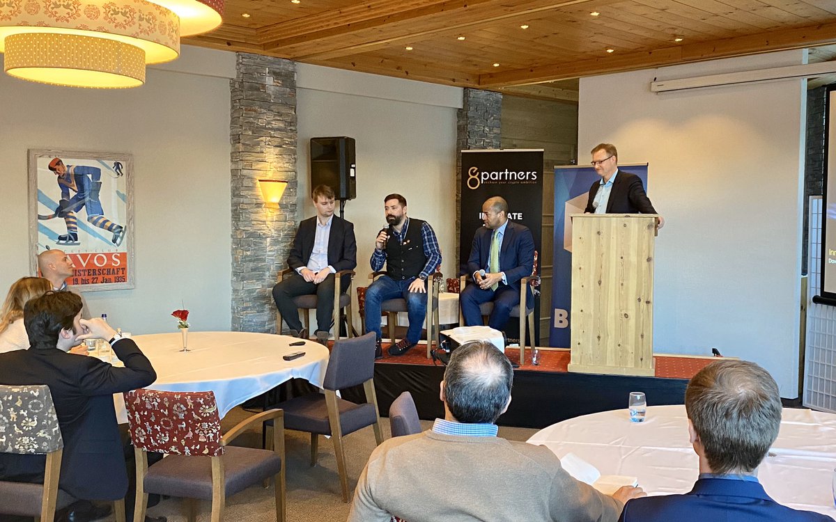 HedgeBlock's tweet photo. Expanding financial access with digital assets - Rune Christensen, Pascal Gauthier &amp; Dante Disparte #InnovateFinance #Davos2020 #WEF20 https://t.co/ngjjcuyc35