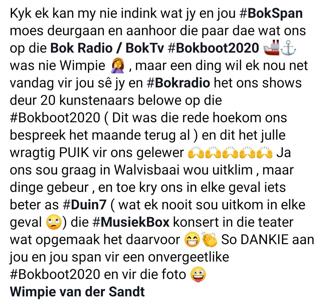 WilnaIce's tweet photo. @Wimpievds En dit was my @BokRadio #Bokboot2020 π’βπΉπΈπ https://t.co/m56S0ijw76