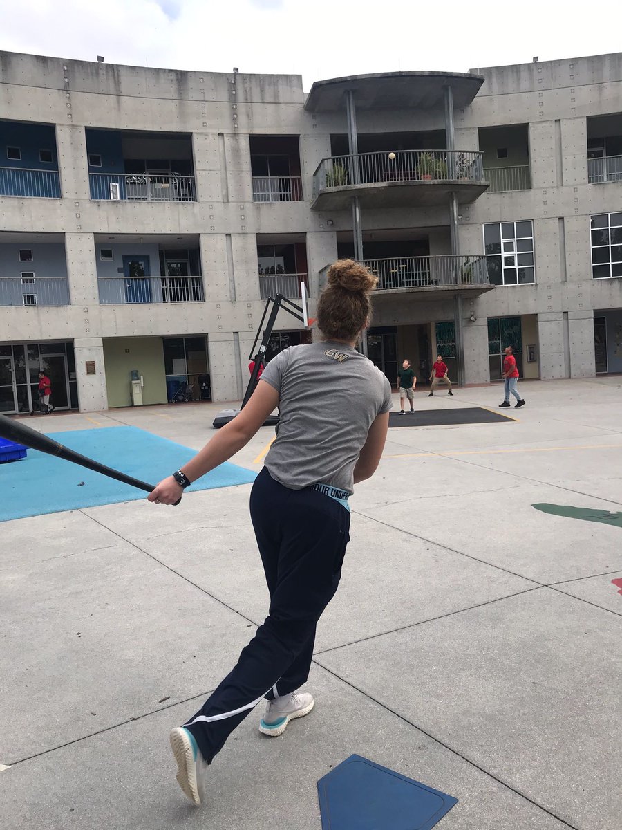 GW_Softball's tweet photo. Our Faith Weber recently returned from her third trip with @gwaltbreaks! The senior shares her takeaways from a week of service learning in Immokalee, FL. #RaiseHigh  https://t.co/21dvCkuL6M https://t.co/tVRbupiqge