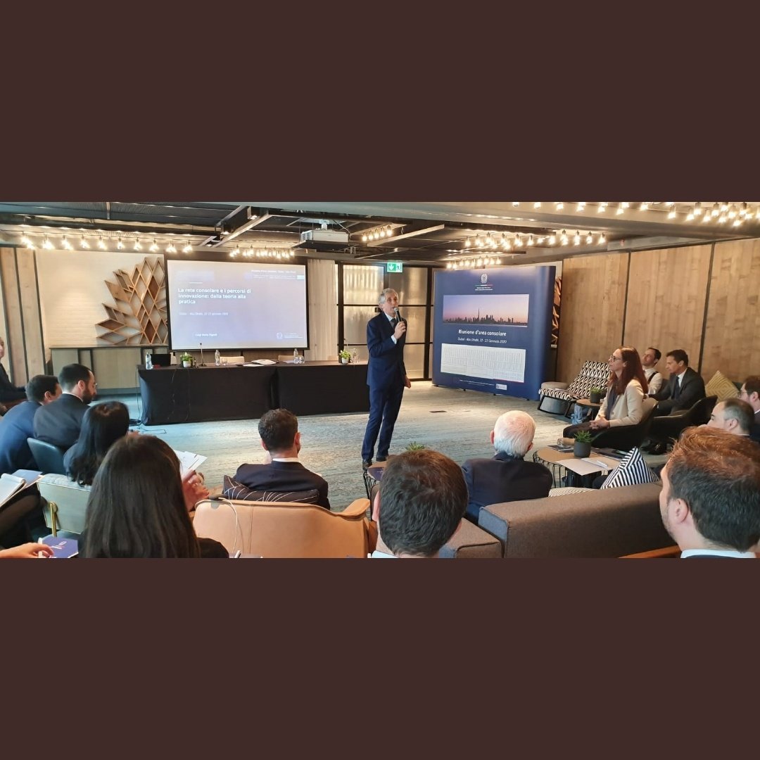 ItalyinUAE's tweet photo. Al via oggi a #Dubai la #confconsoli 🇮🇹 nel 🌍. Focus su: assistenza consolare, visti e servizi digitali. La Farnesina sempre più vicina a cittadini ed imprese.
@ItalyinDubai @ItalyMFA https://t.co/h2zNiRZxi2