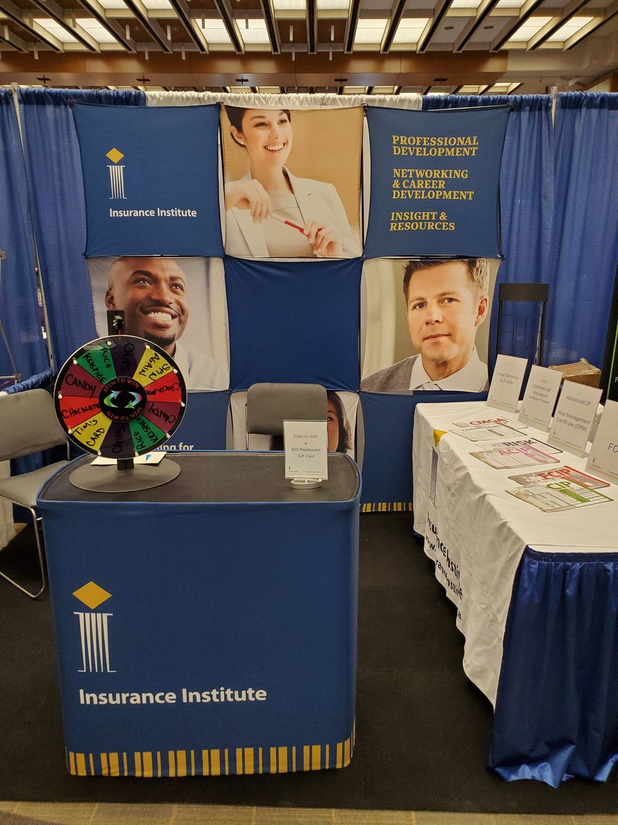 IIOConestoga's tweet photo. Excited to be participating in the 2020 @OIAAOfficial Professional Development and Claims Conference. We have our trade show booth set up and are eager to chat with attendees about all things education!! Stop by and say hello. https://t.co/i1VrlcWiGR