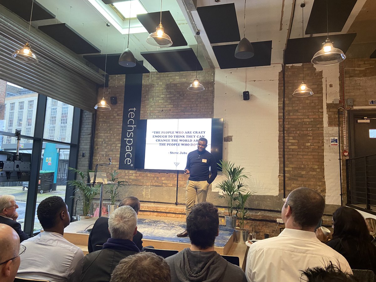 barboraexplorer's tweet photo. Amazing talk by @Unchain_Warrior at #FenTech today about scaling fintech companies with PoC https://t.co/mYHjNBtITm