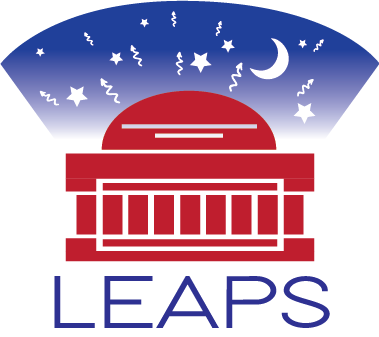 cartoon of the MIT dome building with the acronym LEAPS