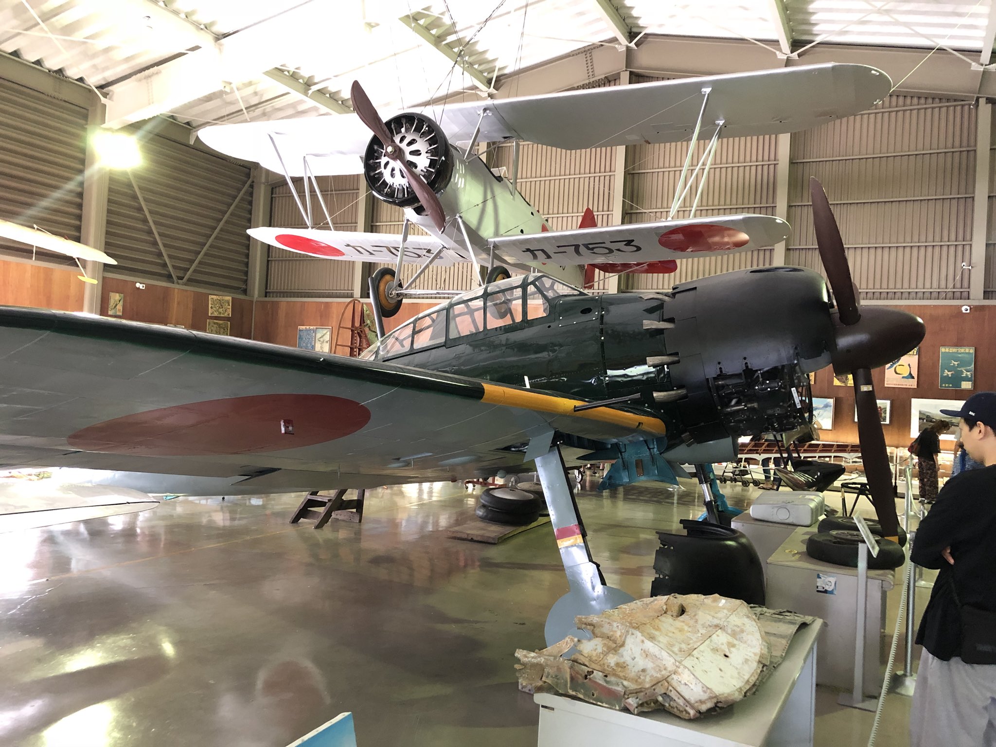 魚交 さめ 現存する零戦たち 5 零式艦上戦闘機五二型 中島製 河口湖自動車博物館 機体番号 豹187 第263海軍航空隊 同じく河口湖自動車博物館の1機 エンジンカウルの下部が取り外されている 豹 とは絶対国防圏防衛に従事した第263海軍航空隊の