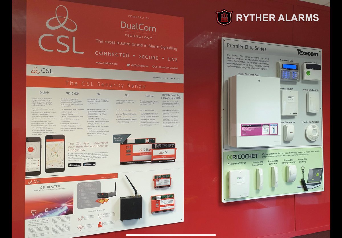 JoshMcCleanCSL's tweet photo. Great to catch up with Gary at Ryther Alarms earlier today. Must say his office is looking pretty smart too 😏 #CSL #DualCom @CSLGroupLtd https://t.co/FZmcxP2ECV