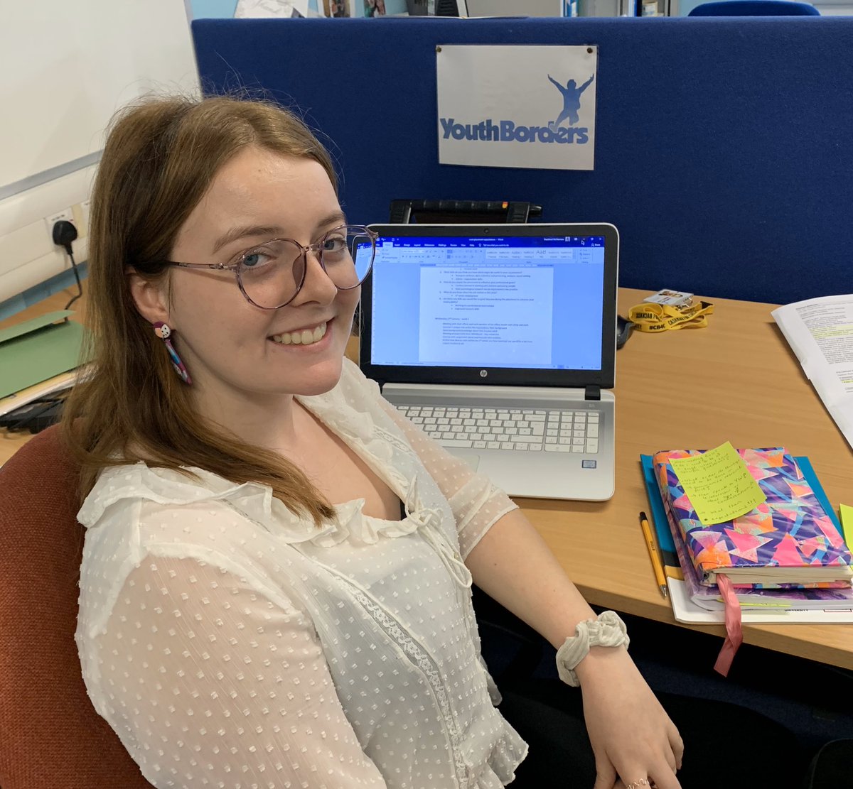 YouthBorders's tweet photo. ๐๐ป Say Hello to Dearbhail who is joining us on placement from @StirUni
During her placement she will be looking at youth workers as โTrusted Adultsโ in the lives of young people - exploring the work of @R34ver & @DonaMilne in our local youth work
https://t.co/F3thWdHX14 https://t.co/AGkhr9TaWQ