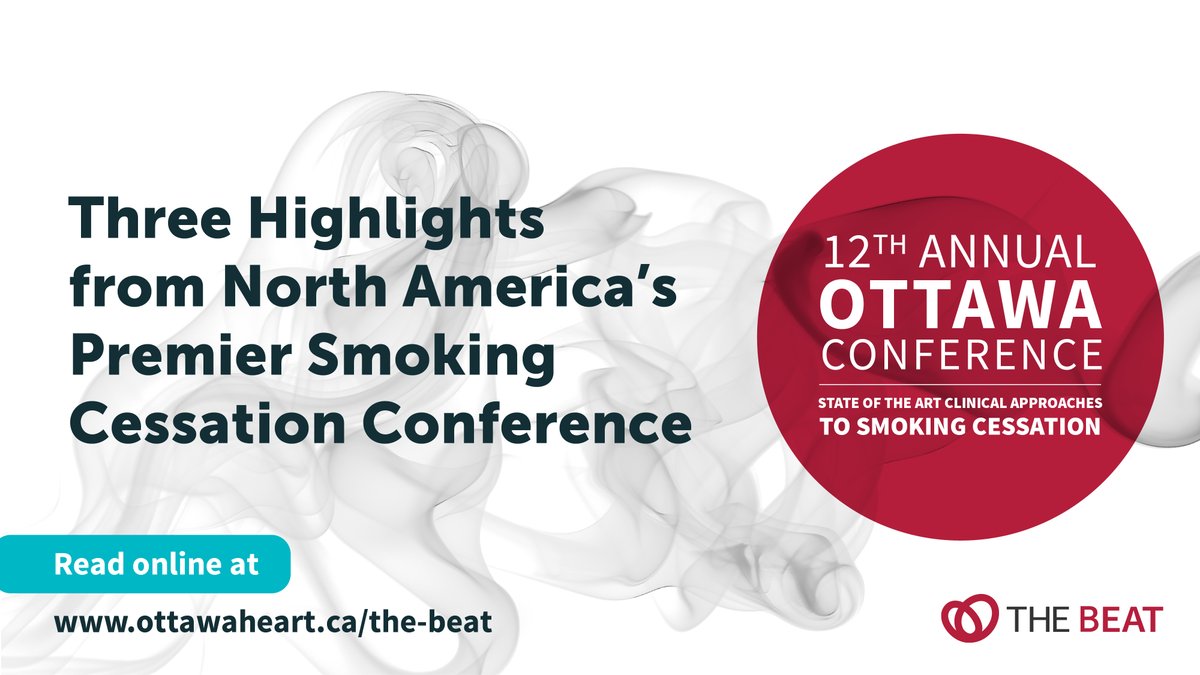 HeartInstitute's tweet photo. Cannabis, e-cigarettes, and human genetics. Dr. Andrew Pipe interviews key delegates from 2020 conference. https://t.co/Flpek8rpss #OMSC2020 #smokingcessation #NewInTheBeat https://t.co/B97KxSmYpK