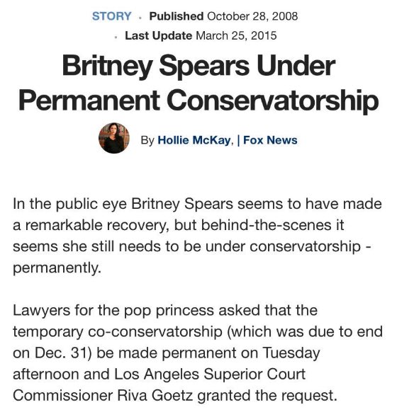 That same month, the court put Britney Spears under permanent conservatorship even though she was denied her right to retain a lawyer.  #FreeBritney