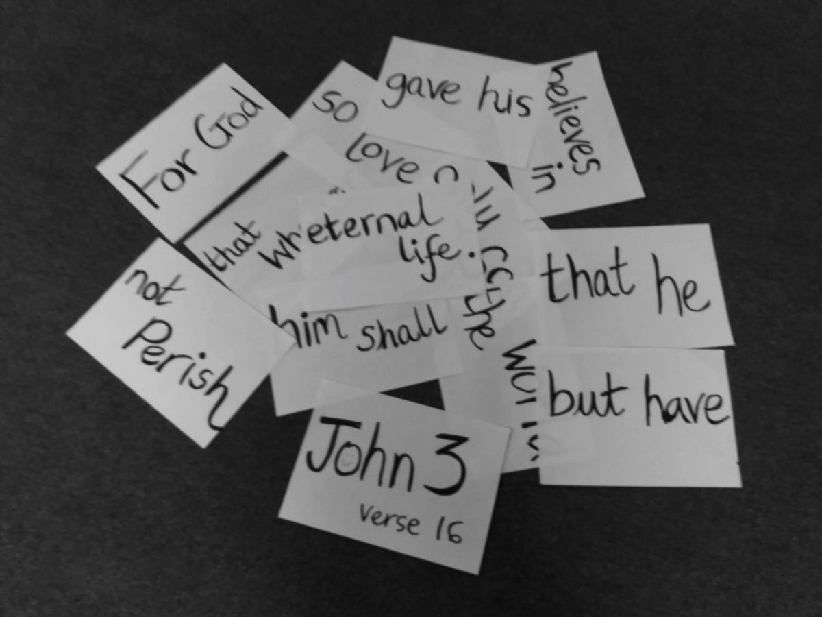 BayIgnite's tweet photo. 🤓🧠 M E M O R Y   V E R S E 🤓🧠

This year we thought we would have a go at trying to learn a memory verse.

Learning parts of the bible 📖 helps us to find encouragement from God whenever and wherever we are.

#john316 https://t.co/QrJonLIoI0