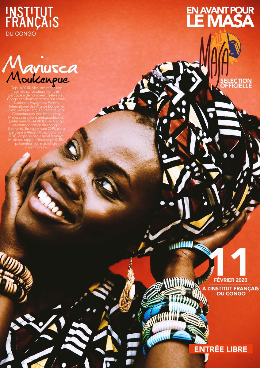 Mariusca3's tweet photo. EN ROUTE POUR LE @masadabidjan EN SELECTION OFFICIELLE !ESCALE1: IFCongo
Pour notre 1er grand spectacle SLAM de l'année, pour notre 1ere date en avant 1ere du @masadabidjan ,on va slamer en mode MONEUNEU! Max de partage la slamille.En savoir+ sur: https://t.co/6EFEv52fQ5 https://t.co/Sx6FbnKW0T