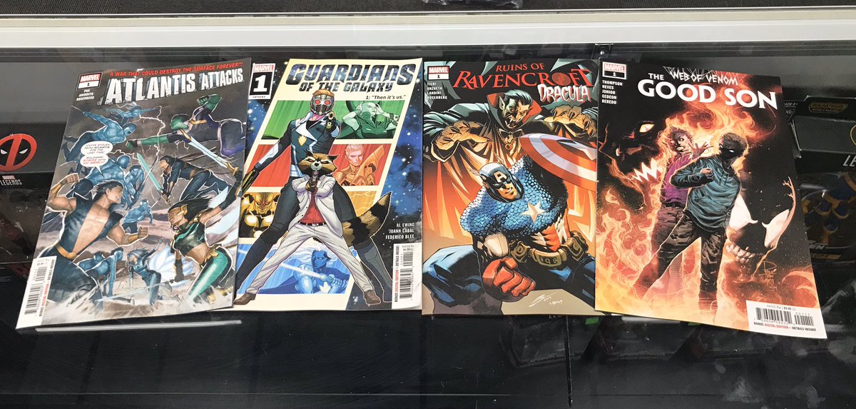 InnerGeekComics's tweet photo. It’s #NCBD and there’s a bunch of great books out! Visit your #LCS and pick up your favorite comic! #comics #marvel #DC #gotg #wonderwoman #batman https://t.co/e9mjbOWarR