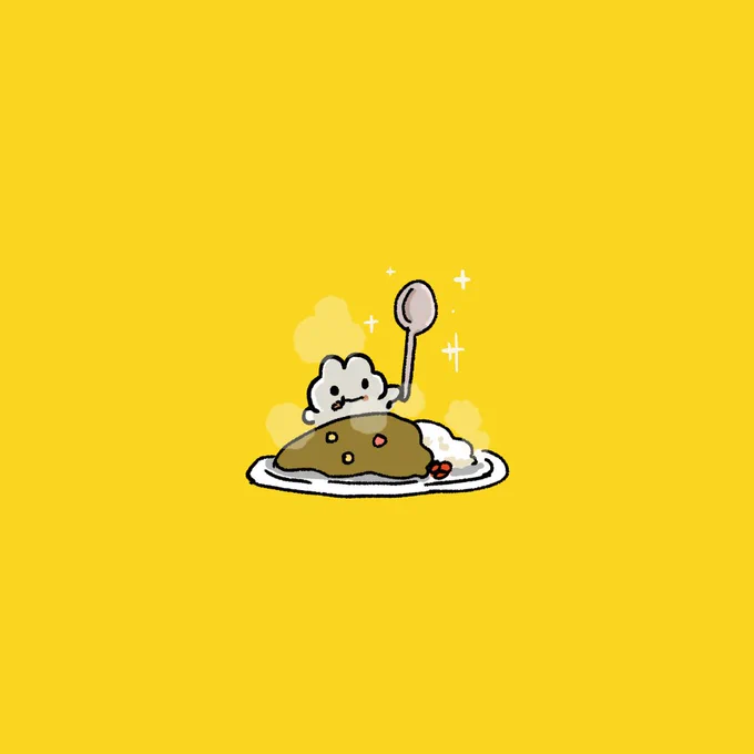 #カレーの日
過ぎちゃったけど、美味しく食べたよ? 