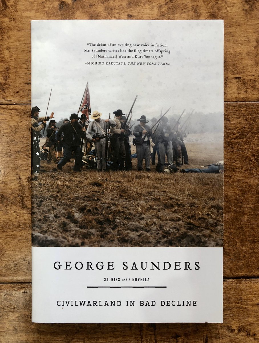 1/22/2020: "Offloading for Mrs. Schwartz" by George Saunders, from his collection CIVILWARLAND IN BAD DECLINE. Originally published by  @NewYorker in 1992:  http://archives.newyorker.com/?i=1992-10-05#folio=148