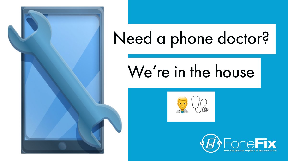 FoneFixYork's tweet photo. Is there a (phone) doctor in the houseeeee? 
Yes.. yes there is 🩺
#WednesdayWisdom #PhoneDoctor https://t.co/poHrMjMhSu
