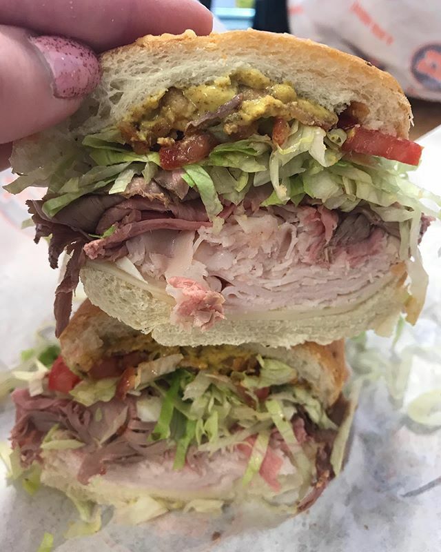 hungry_hoboken's tweet photo. Getting stacked @jerseymikes .
.
.
#Hungryhungryhoboken #hoboken #hobokenfood #hobokeneats #hobokennj #njeats #jerseymikes #jersey #herseygirl #foodie #sandwhich #sandwichesofinstagram #sandwichporn #turkeysandwich #roastbeefsandwich #eeeeeats #devourpower #instayum #tasty https://t.co/GLeA4G7wHz