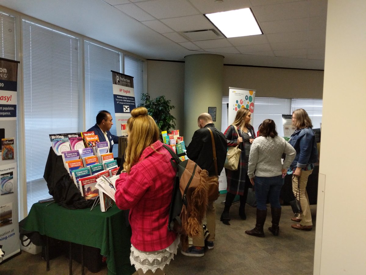 Region5ESC's tweet image. Local school staff is braving the harsh weather to find the best ELA materials for their schools at the 2020 Region 5 ESC Instructional Materials Fair. #ESC5IM