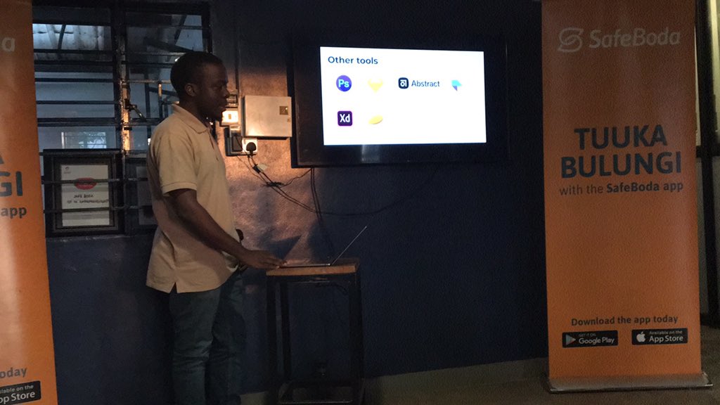 Braindventure's tweet photo. Working with figma for both developers and designers @uxkampala @SafeBoda https://t.co/JqeAwdeuJd