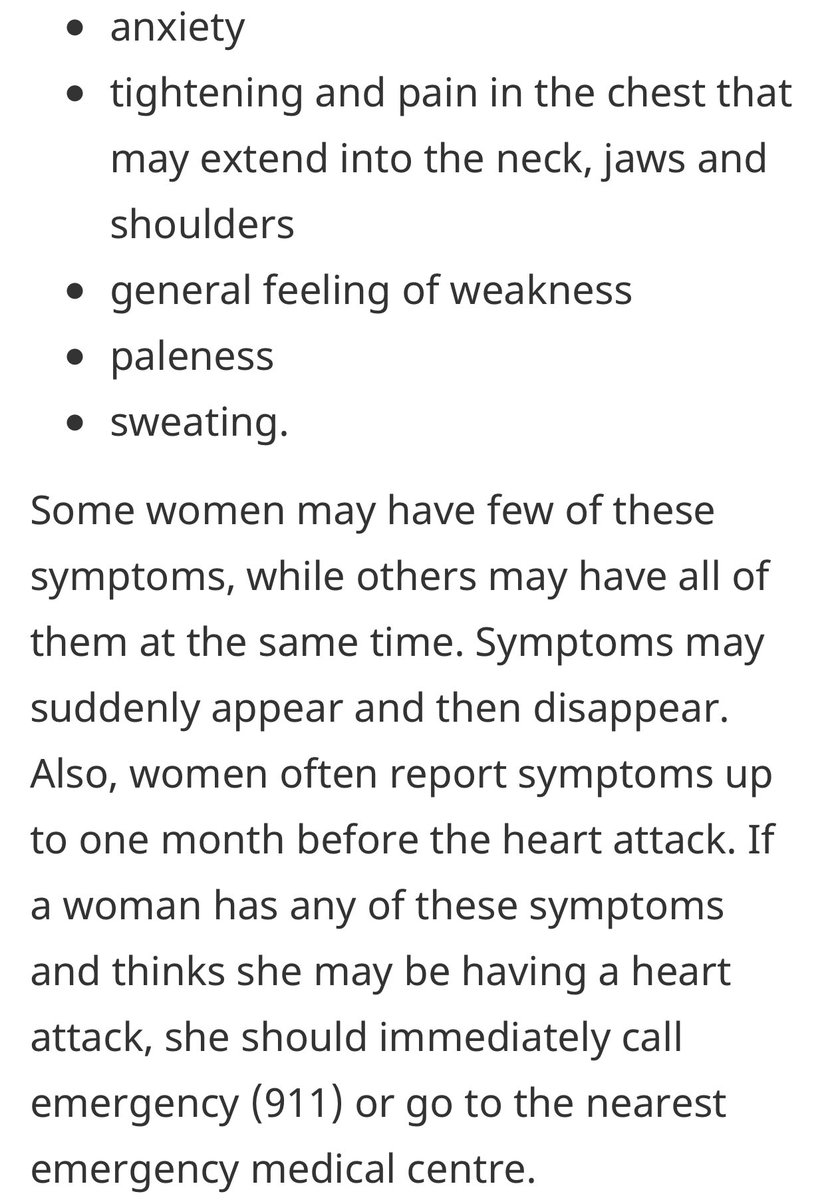 coraliew's tweet photo. It’s taken me a week to process &amp; say that my mom had a #heartattack she’s the healthiest person I know; Goes to the gym 5-6 x per week, eats healthy, etc. PLEASE review the symptoms &amp; signs for heart events in #women and share with those in your lives. My knowing them helped ❤️ https://t.co/9ITrkvxMSV