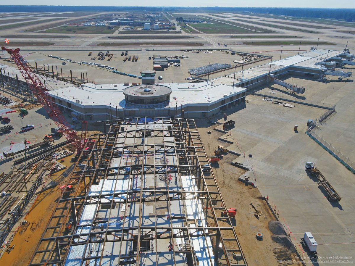 Things are moving right along on the new B concourse! So exciting to see it all start coming together. 💙
More on Modernization at MEM:
http://bit.ly/2WfONMV