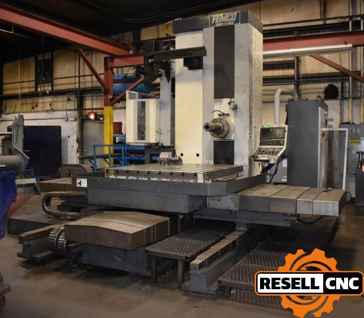 resellcnc's tweet image. Must Sell Immediately - 2012 Femco BMC-110R2 5-Axis CNC Horizontal Boring &amp;amp; Milling Machine with B-Axis Power Rotary Table, W-Axis, Thru-Spindle Coolant and more! Call for Price. More information: resellcnc.com/products/borin… #cnc #boringmachine #millingmachine #cncmachining #femco