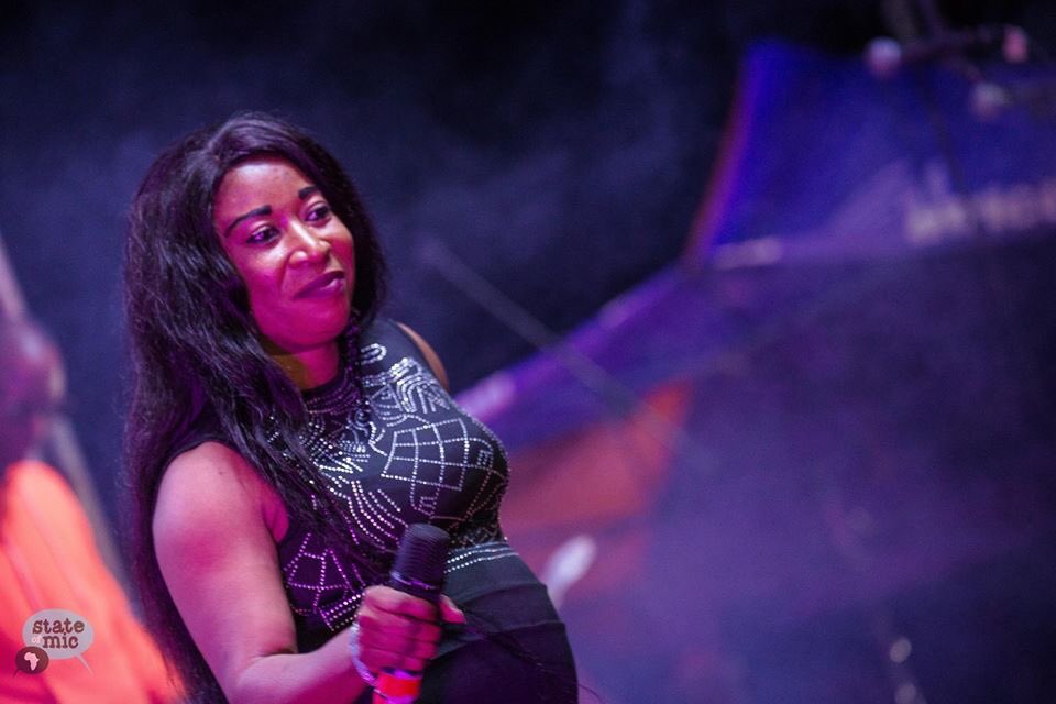 AfriCourage's tweet photo. On December 28th, 2019, we were honoured to have the Afro-Manding Diva Sambou Suso at Africourage. She shared the stage with the Orchestra of Inverted Traditions and delivered a great performance.
#PowerOfTraditions #MusicFestival #TheGambia #OpenMicFest https://t.co/F6Dfvhnffs