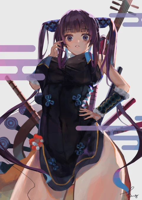 吃荔枝!!
#FGO #楊貴妃 