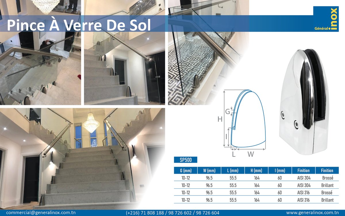 GeneralInox's tweet image. generalinox.com.tn/produit/pince-…

#GI #generalinox #inox #stainlesssteel #home #deco #homedecor #architecture #decorations #metal #acier #acierinoxydable #escalier #gardecorps #rails #aluminium #menuisier #menuiserie #tunisia #balustrade #france #italie #alg #algeria #stairs #railings