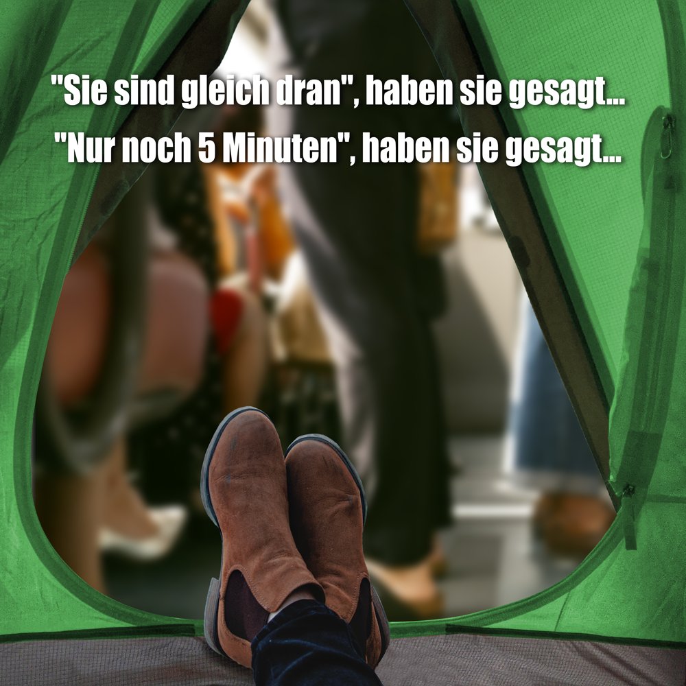 Andere campen in Schweden, du vor deiner Bank?