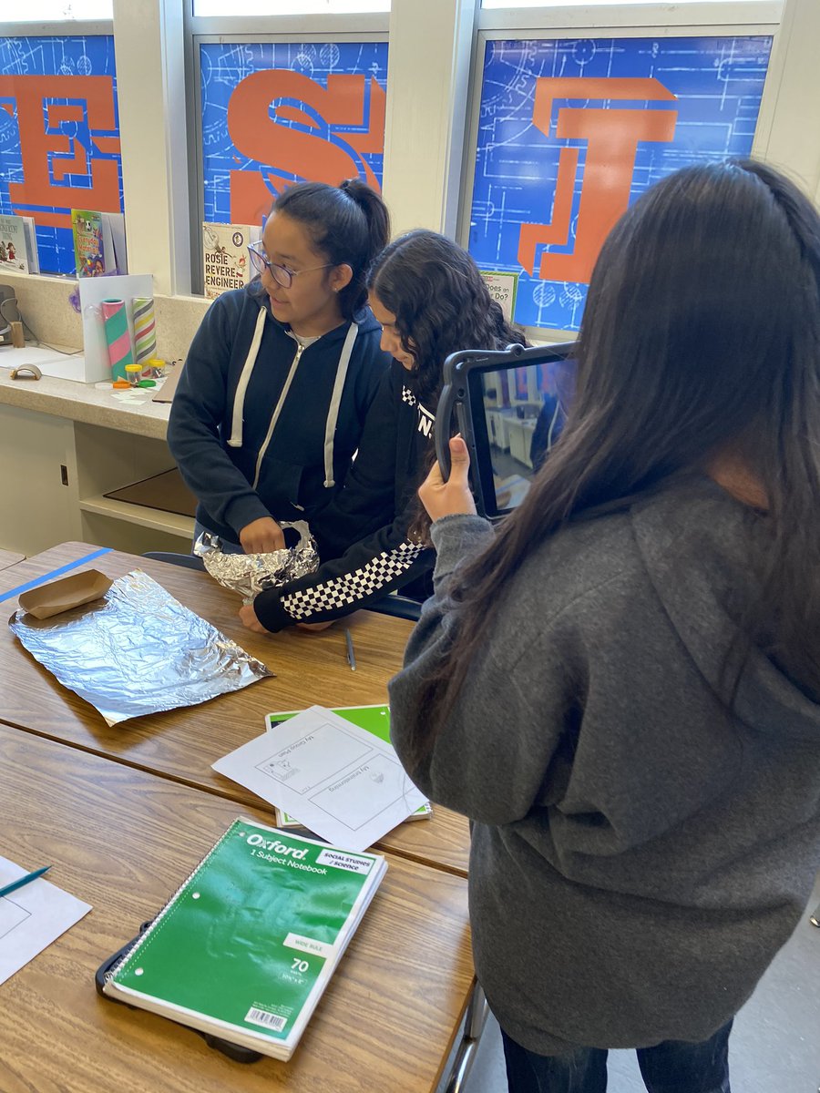 Summy_OT's tweet photo. Using the Engineering Design Process to #SAVETHEPIKA.  Ss creating a structure to keep an ice cube “pika” cold for as long as possible...@OTorcas @Gfradycat @FullertonSD https://t.co/LUth69fBH3
