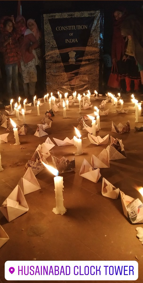 PAWANKAUSHAL05's tweet photo. #LucknowProtests
Day 5 of peaceful #LucknowProtest by women and children at #lucknows clock tower.
#CAA_NPR_Protest #CAA_NRC_NPR #Lucknow_Bhi_ShaheenBagh https://t.co/NlTOsVjoqz