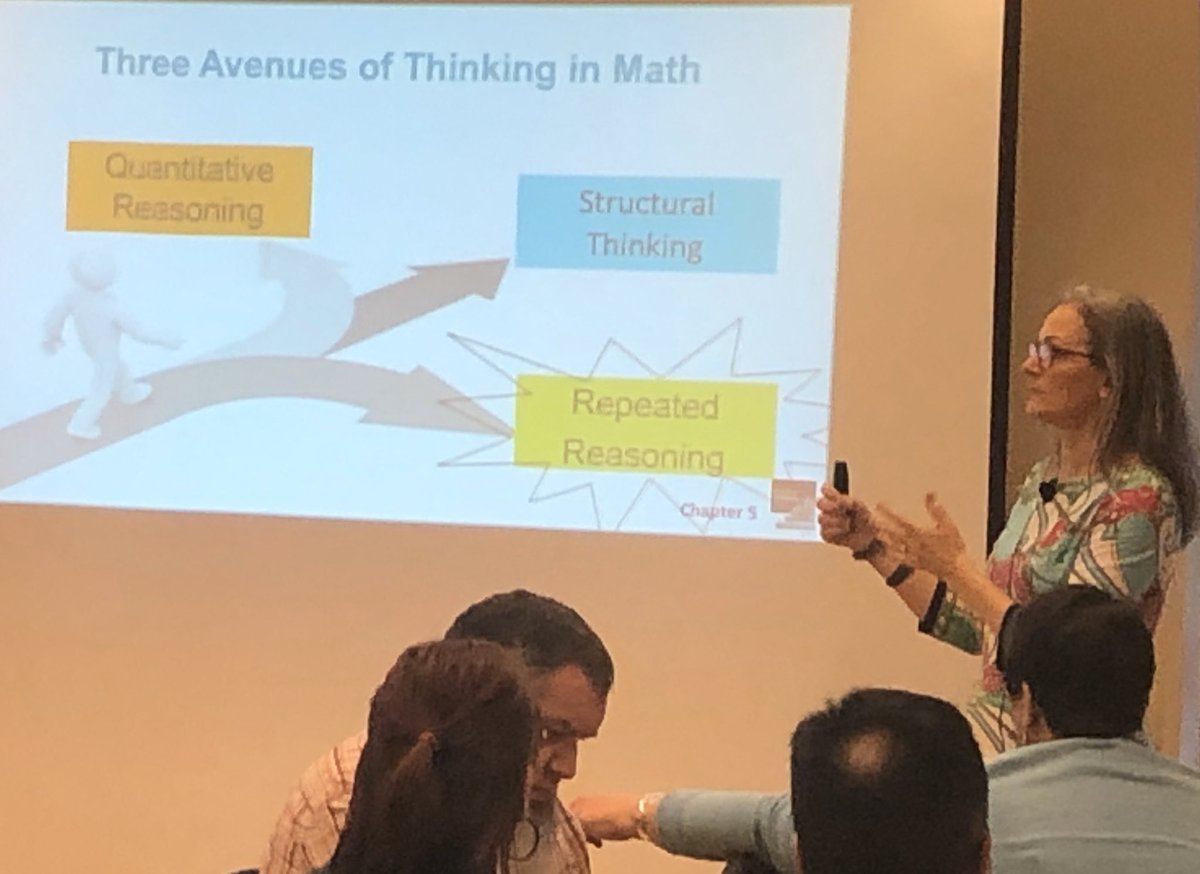 Learning from @GraceKelemanik and @AmyLucenta today at @WSASCD’s training on Standards for Mathematical Practice and math discourse. @CurriculumAssoc #waedchat #wholechildmonth #iReadyWA #gettingsmarter #routinesforreasoning