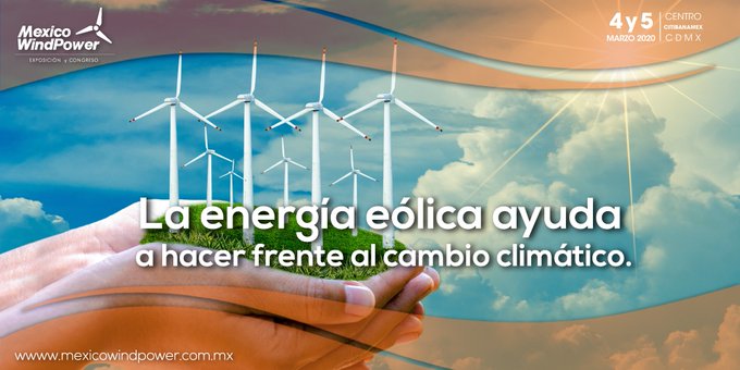 ClusterMPC's tweet photo. Solo MEXICO WINDPOWER® logra conjuntar a los mejores del sector eólico en un mismo lugar. ¡No te pierdas esta magnífica oportunidad! #MexicoWindPower

¡Regístrate ahora! https://t.co/sRatXjd38M https://t.co/7vcoAuXwea