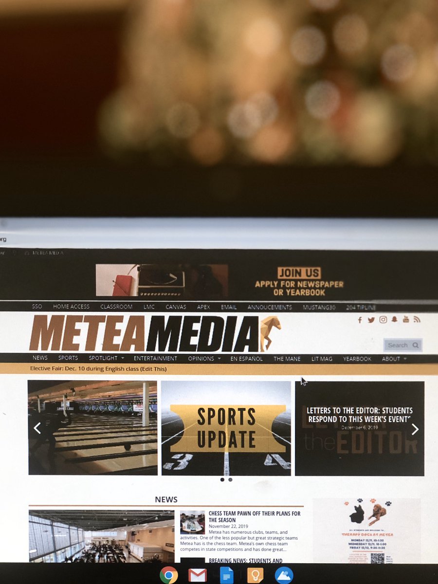 IMPORTANT: Didn’t get a chance to submit your application to Newspaper or Yearbook? We are still accepting them until this Friday! We will always emphasize that you do not need to be an expert journalist- there is always something to learn when you’re on our team. Link on MM.