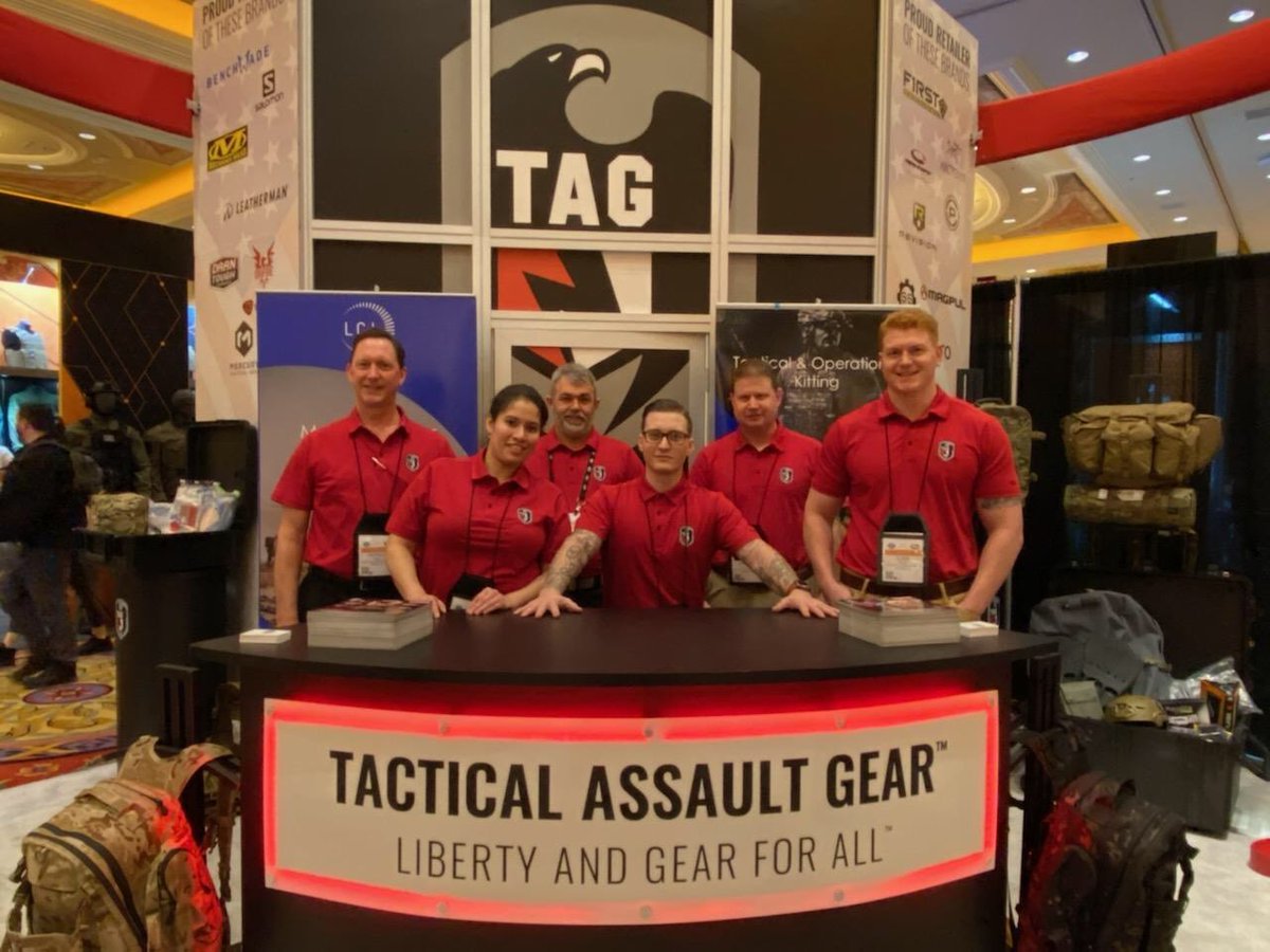 tag_usa's tweet photo. It’s that special time of the year again 👊🏼 Check us out at #shotshow booth 30311! 

#shotshow2020 #timeforbusiness #vegas #vegasbaby #tactical #tacticalgear #tacticalassaultgear #shotshowlasvegas #lasvegas #militarygear #pewpew #merica https://t.co/uKpiw3T62I