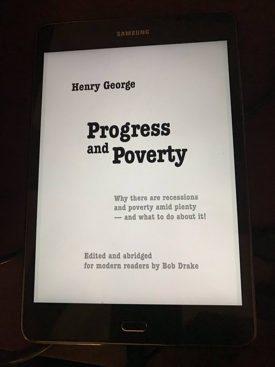 joseartusi's tweet image. Terminé de leer “Progreso y miseria” de Henry George, un autor casi olvidado. Un clásico de 1879 que no pierde vigencia. Si te interesa la política, la economía y el urbanismo, yo diría que es uno de los imprescindibles...