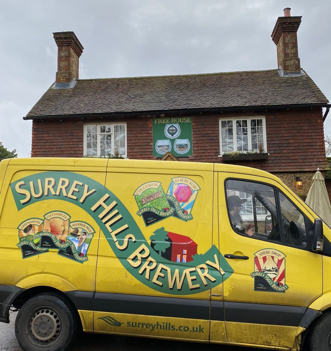 Three Horseshoes on Twitter "Shere drop delivery complete! One of our