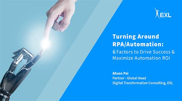 exl_service's tweet photo. Want to drive success &amp; maximize automation ROI? #Insurers need to make a shift from rules based #automation to one augmented by narrow #AI, #ML and #Analytics to create value. Learn about the six factors to drive automation success https://t.co/xaTtjIdH92 #EXLLookDeeper https://t.co/KuC1Dn1BXc