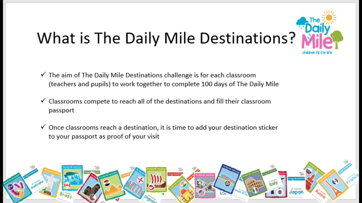 MattDomville2's tweet photo. Daily Mile Destinations now has a personalised Teacher Led Assembly!!!

Sign-up to #DailyMileDestinations using the link below to receive all the necessary resources! 

https://t.co/pep0ubjWFU

Where will your journey take you?
#GMDailyMile https://t.co/Blphl2P73f
