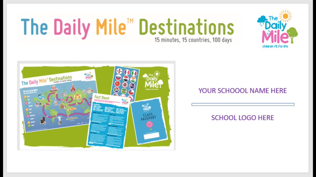 MattDomville2's tweet photo. Daily Mile Destinations now has a personalised Teacher Led Assembly!!!

Sign-up to #DailyMileDestinations using the link below to receive all the necessary resources! 

https://t.co/pep0ubjWFU

Where will your journey take you?
#GMDailyMile https://t.co/Blphl2P73f