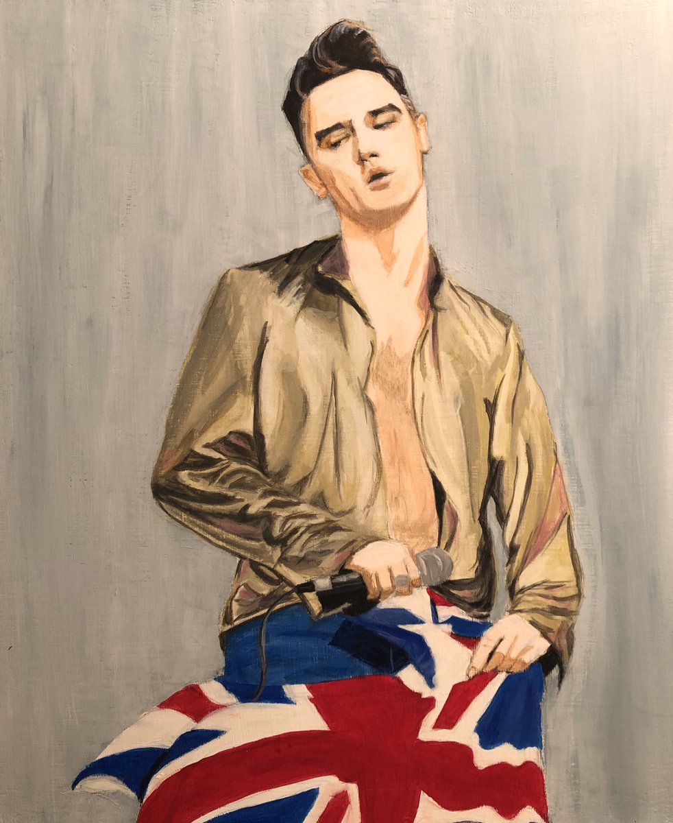 #morrissey
#thesmiths
#moz 
#lindersterling
#acrylicpainting
#art
#illustration