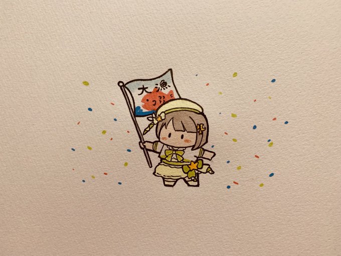 「holding flag」 illustration images(Oldest｜RT&Fav:50)