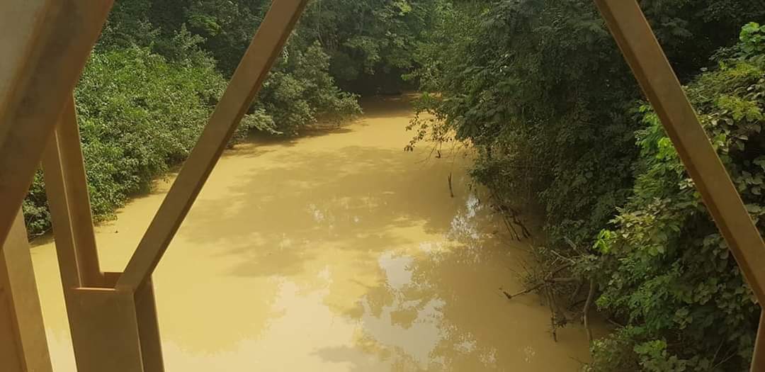 I feel ashamed as a Ghanaian. So with all our military might, we can't protect our most important resource, water!