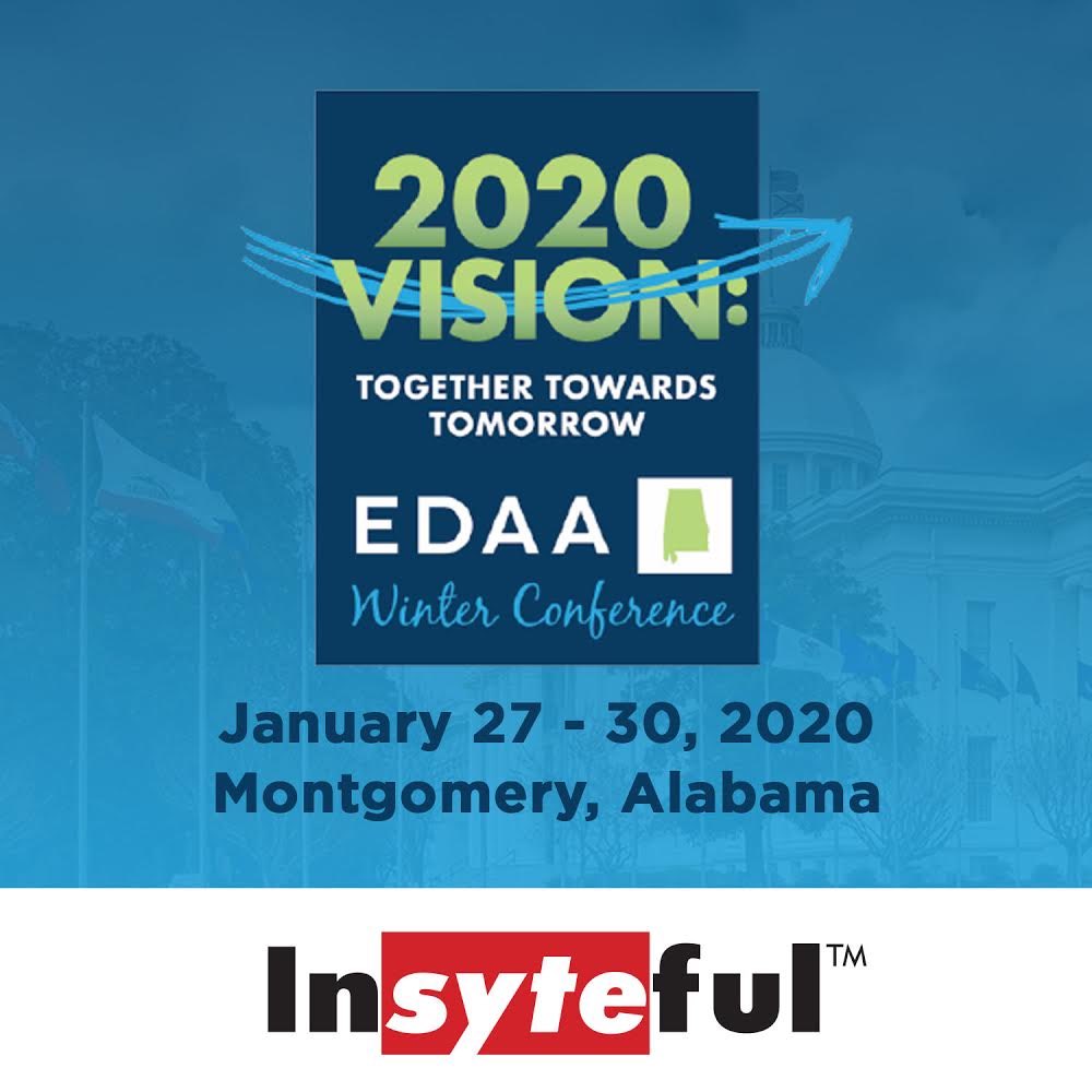 Insyteful1's tweet photo. EDAA Winter Conference is almost here! Stop by and see us at Booth #6. We would love to catch up with you and talk about what's new. https://t.co/1rTSBZ6qsq #insyteful #econdev #edaa https://t.co/N5zT3ciXvE
