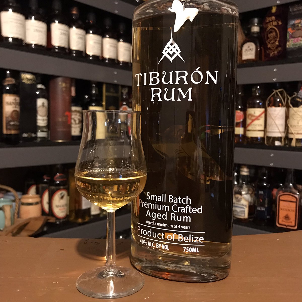 The Rum Trader (@therumtrader) on Twitter photo Sipping Tiburón Belizean 4 year aged, column still rum. Aroma: hints of orange blossom, vanilla & baking spices. Taste: notes of caramel, oak & black pepper. Should mix well in cocktails.
<a href="/BelizeanRum/">Tiburon Rum</a> #belizerum #rum #ron #rhum #drinkmorerum #drinkwell #rumtime #belizeanrum Sipping Tiburón Belizean 4 year aged, column still rum. Aroma: hints of orange blossom, vanilla & baking spices. Taste: notes of caramel, oak & black pepper. Should mix well in cocktails.
<a href="/BelizeanRum/">Tiburon Rum</a> #belizerum #rum #ron #rhum #drinkmorerum #drinkwell #rumtime #belizeanrum