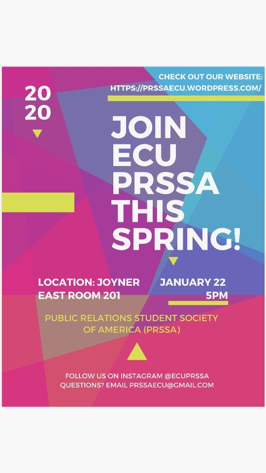 ECU PRSSA tweet media