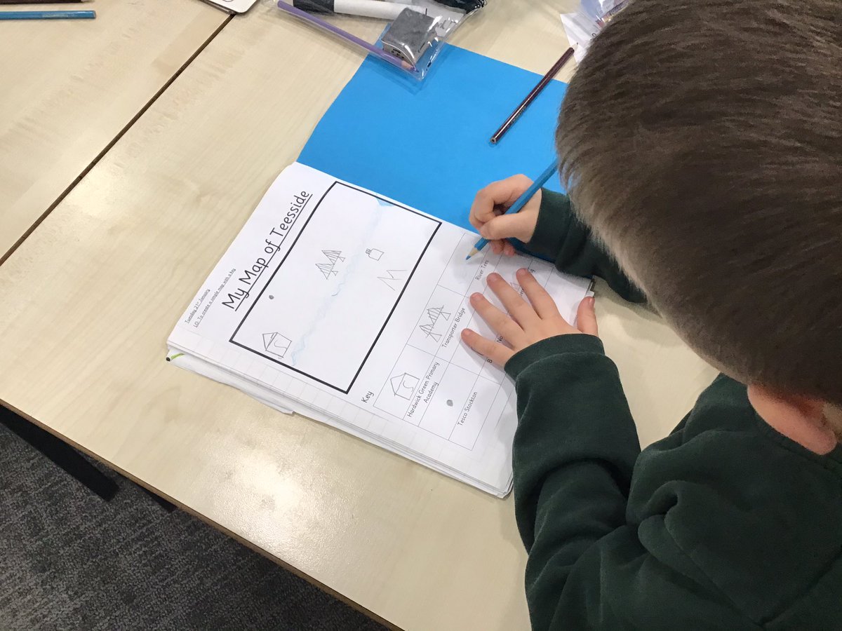 MissCarr11's tweet image. Today we have been geographers and have created simple maps of Teesside including a key #ourlocalarea #year2geography @Y2CFeatherstone