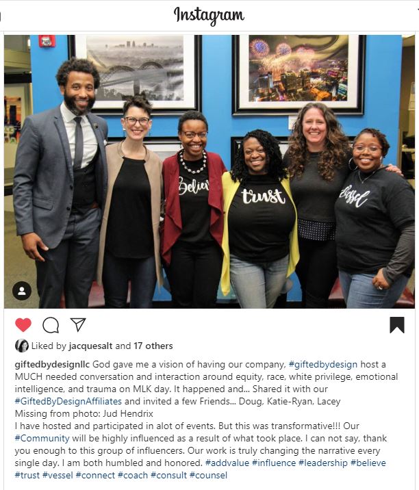KRFotiadis's tweet photo. Grateful for every single person who showed up and spent the day learning, growing, &amp; transforming the narrative.  Incredible active listening, honest sharing, vulnerability, trust, and important discussion. The measure of impact goes beyond the walls of that room. MLK Day! https://t.co/QhaNQ6LJk5